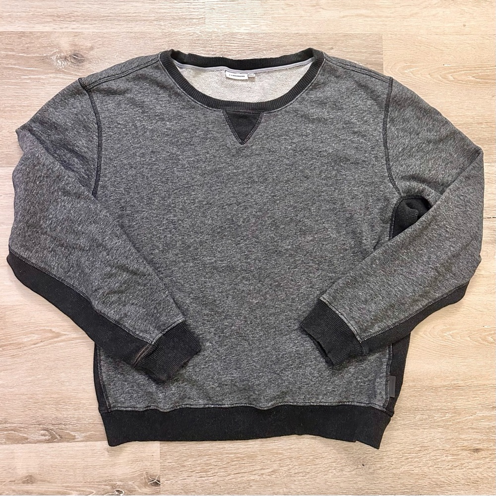 J. Lindeberg Gray Black Pullover Sweater Sweatshirt Men’s Large VTG
